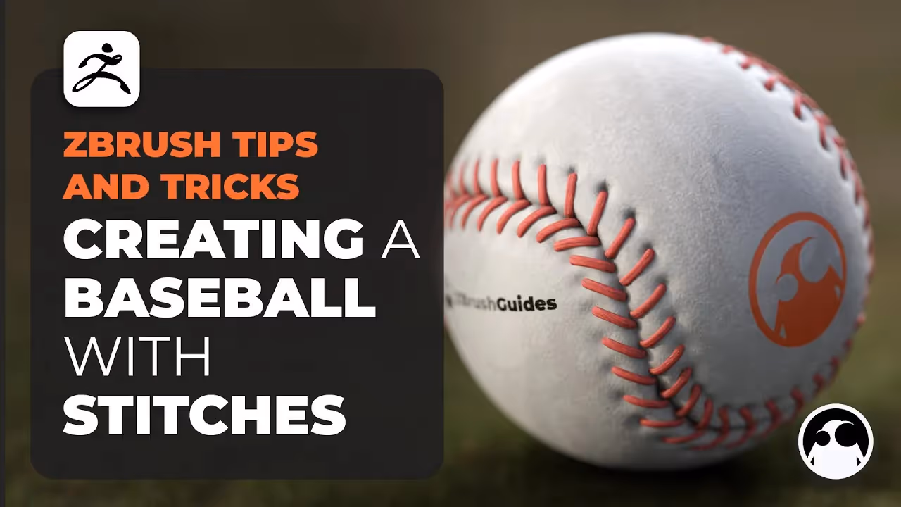 ZBrush Tips and Tricks: Creating a Baseball