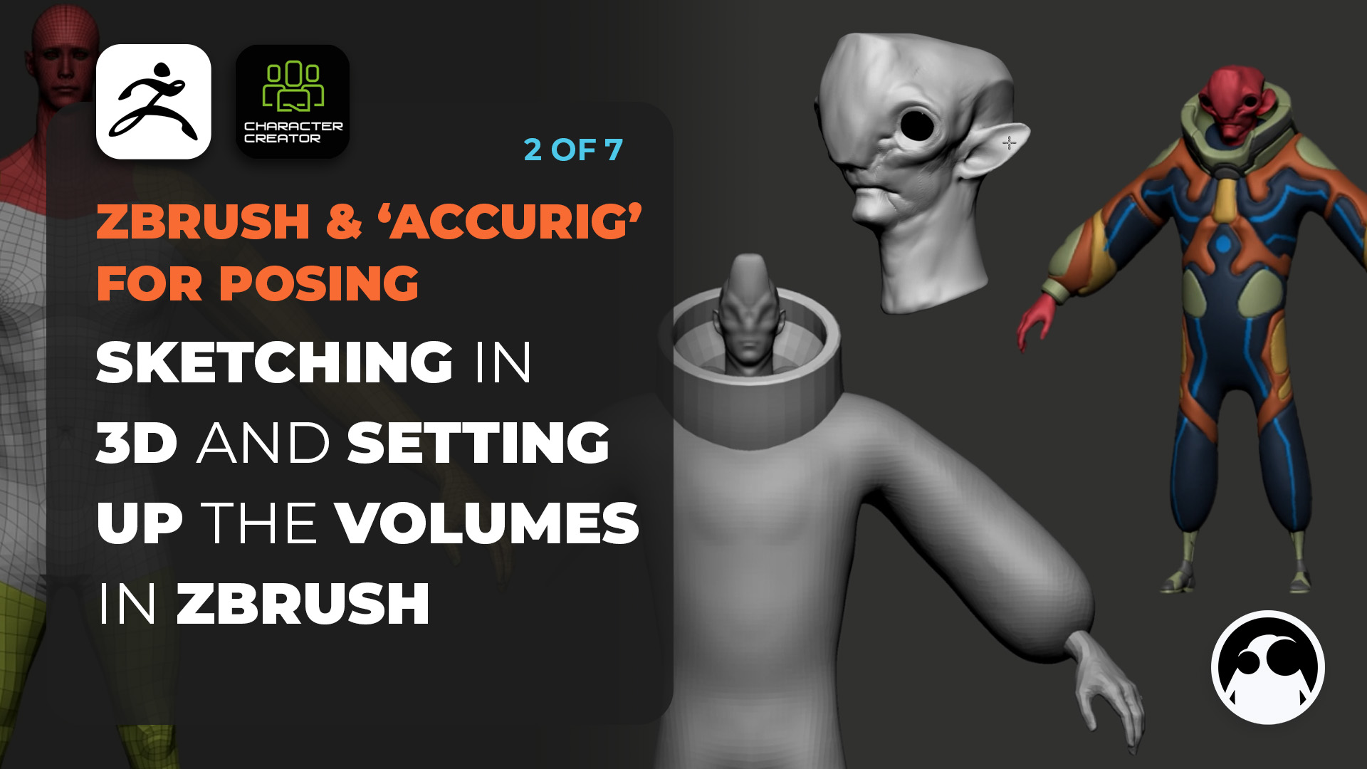 Posing characters in ZBrush with ‘AccuRig’