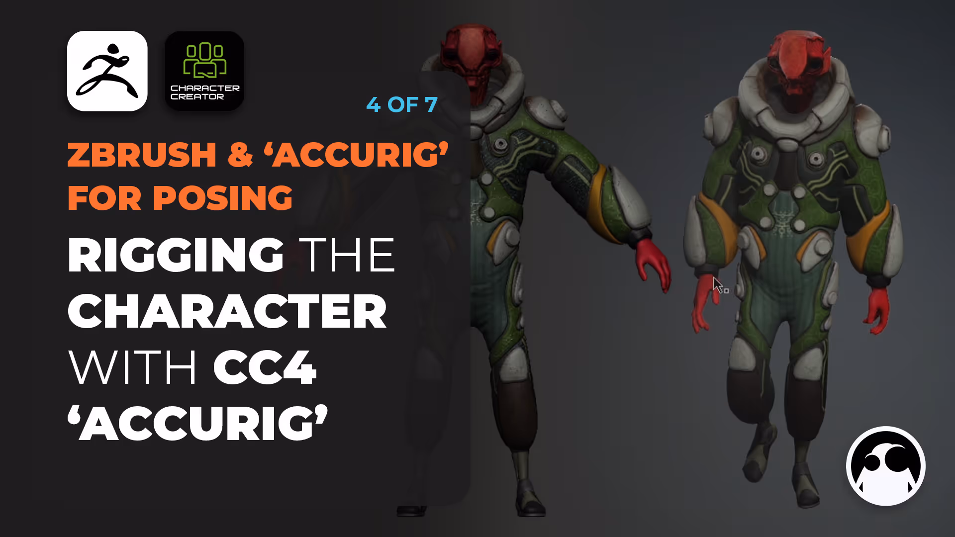 Posing characters in ZBrush with ‘AccuRig’
