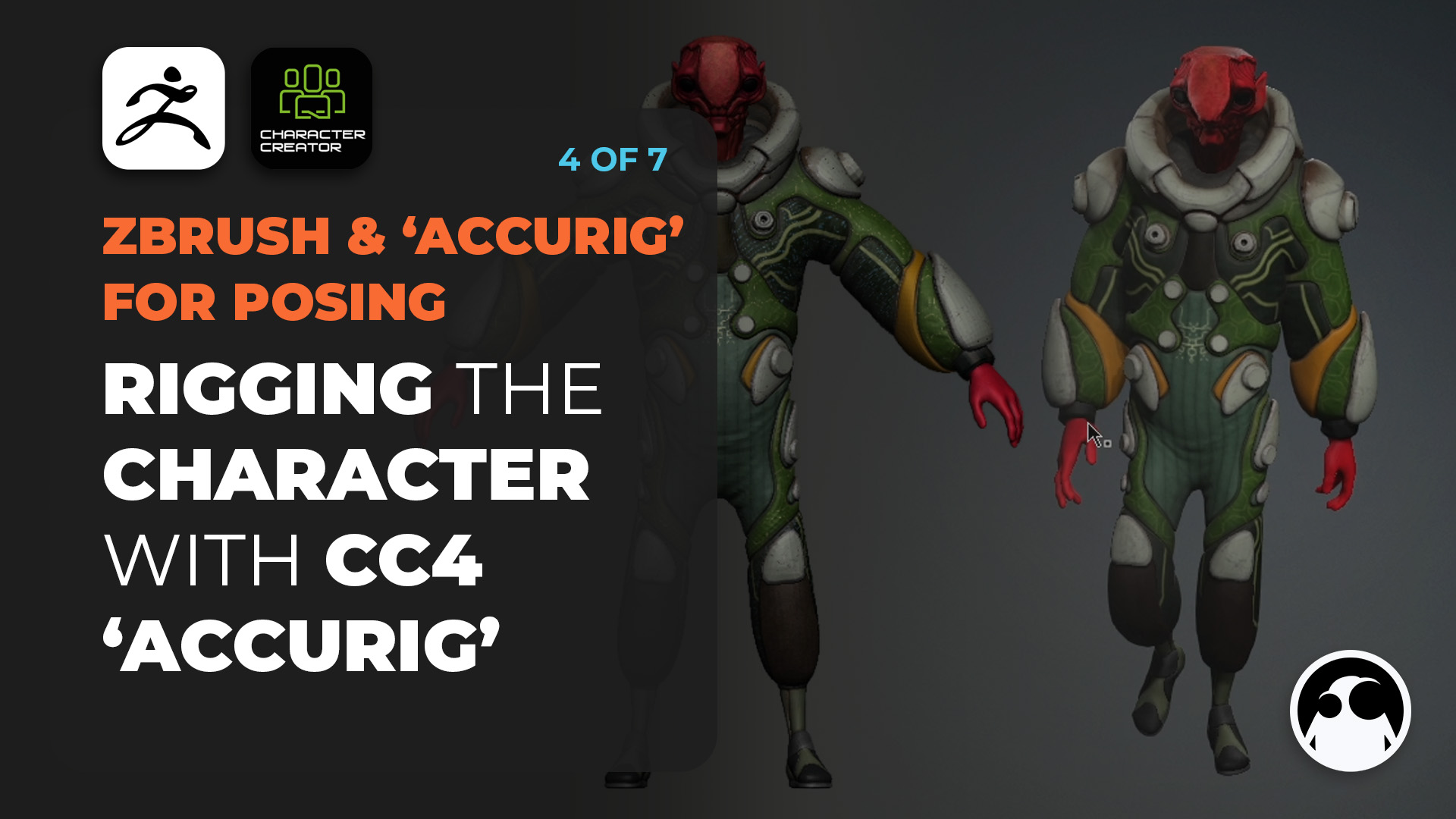 Posing characters in ZBrush with ‘AccuRig’