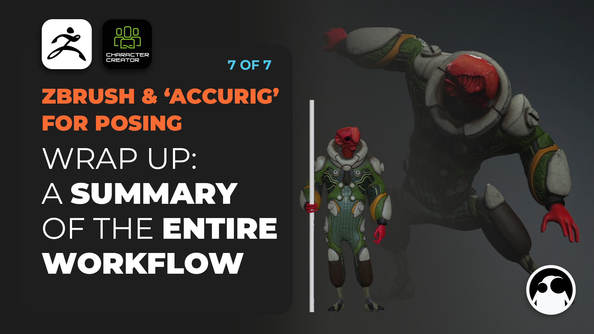 Posing characters in ZBrush with ‘AccuRig’