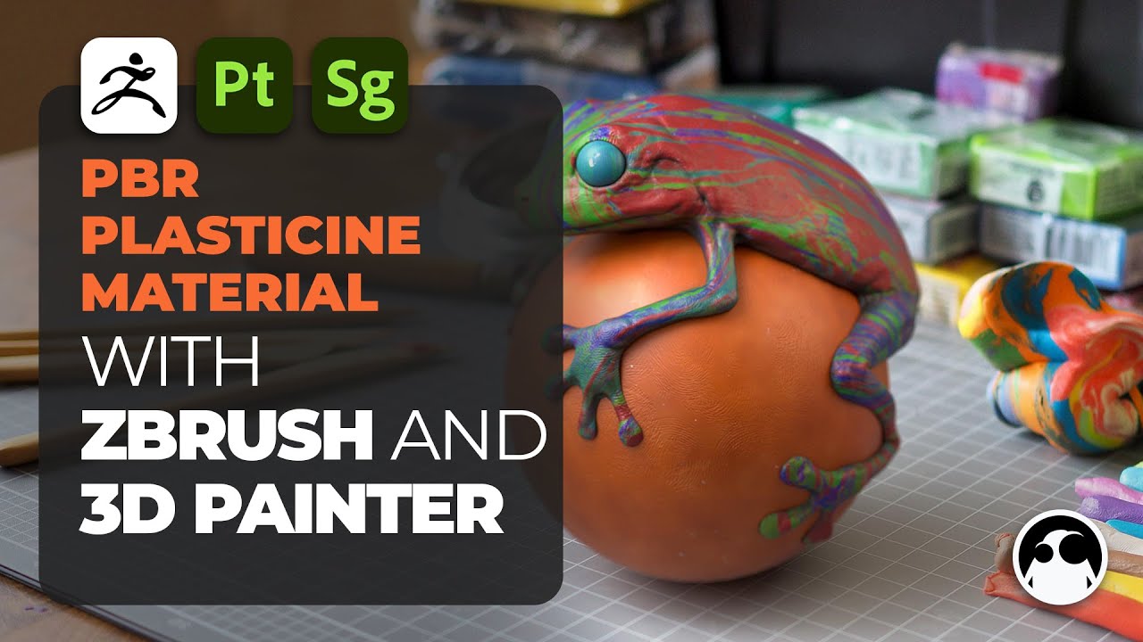 Creating a Plasticine Material with ZBrush and 3D Painter