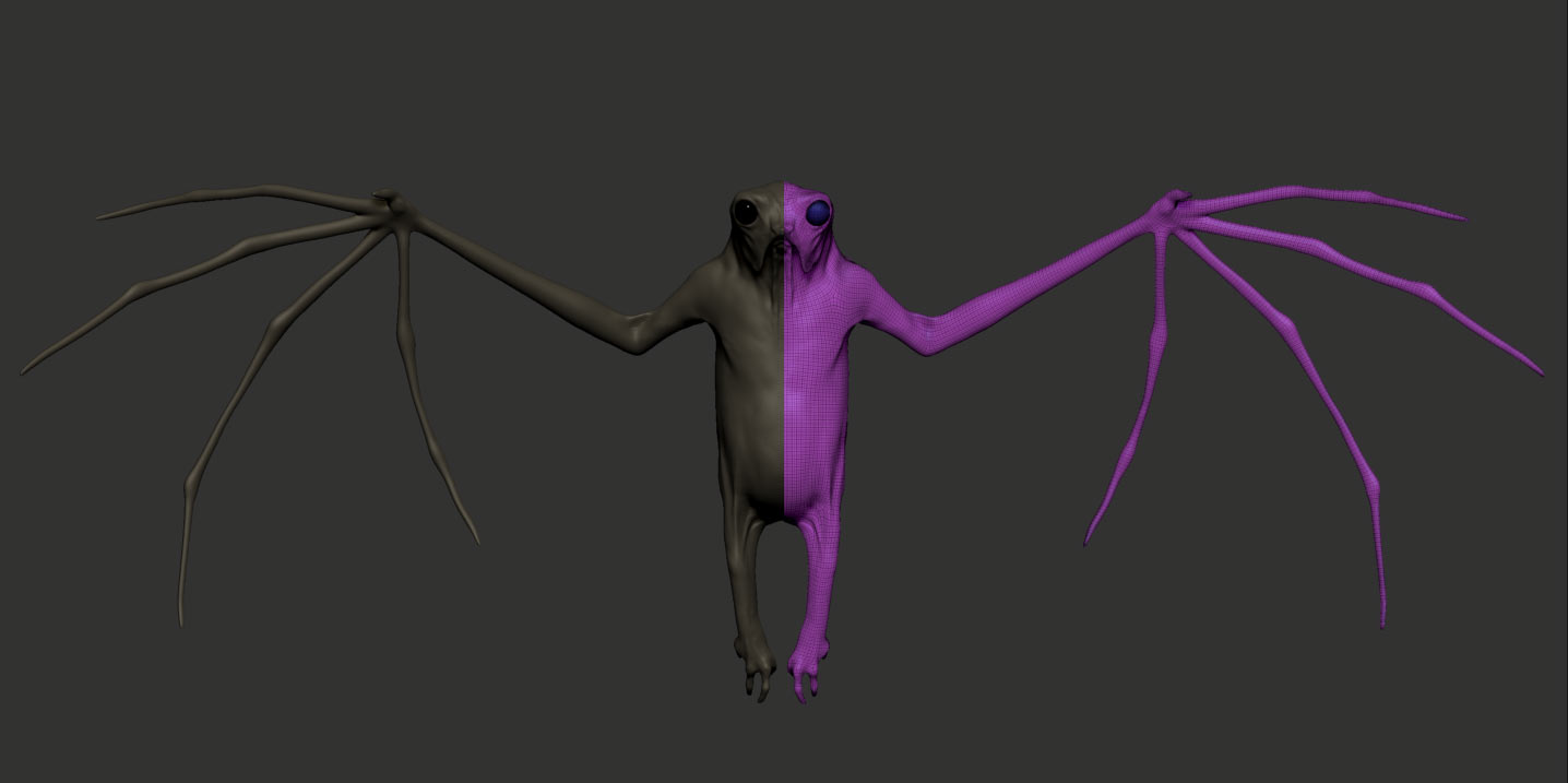 Weird Bat Creature mesh