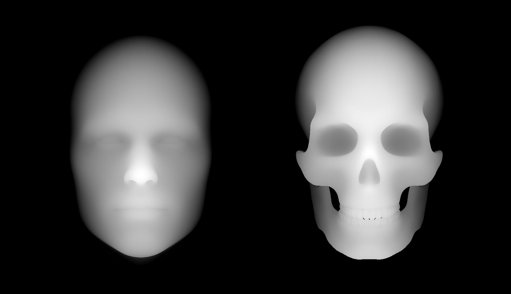 Quick sketch alphas (head and skull)