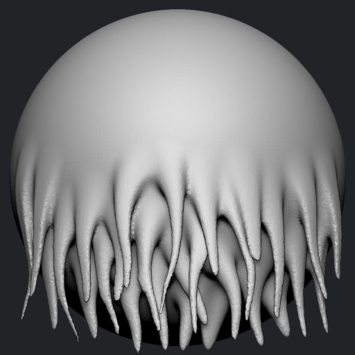 Controlled thin strands