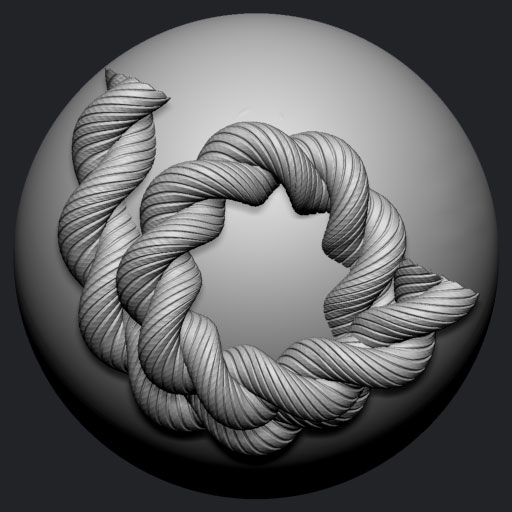 Ropes Curve Brush
