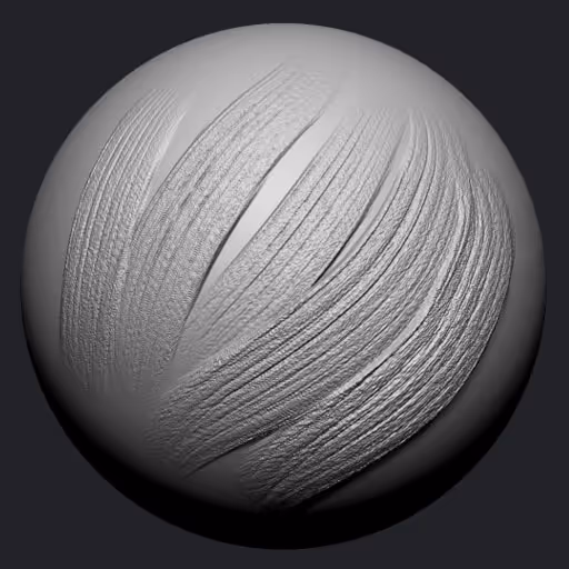 Brushy Textured Clay