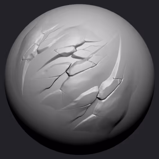 Rock alpha crack (alpha)