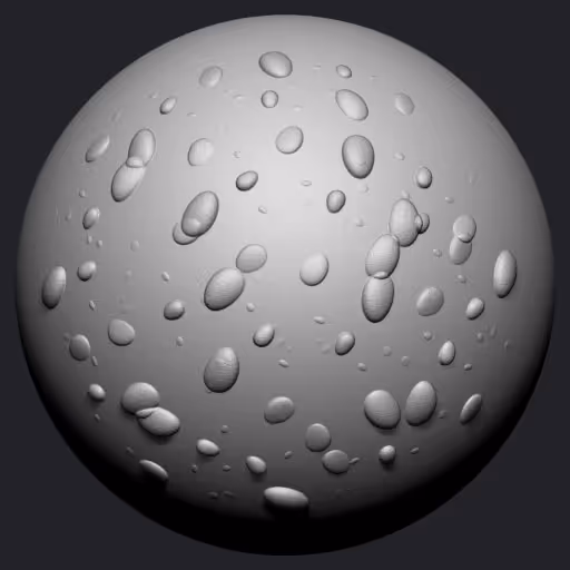 Smooth pebble details