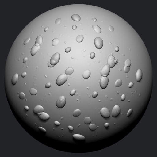 Smooth pebble details