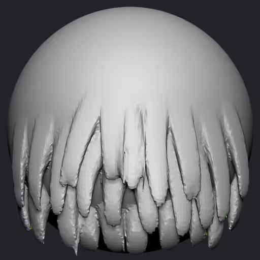 Flat pointy Chunks