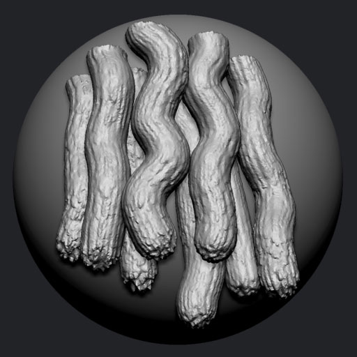 Texture Dreadlocks Chunks