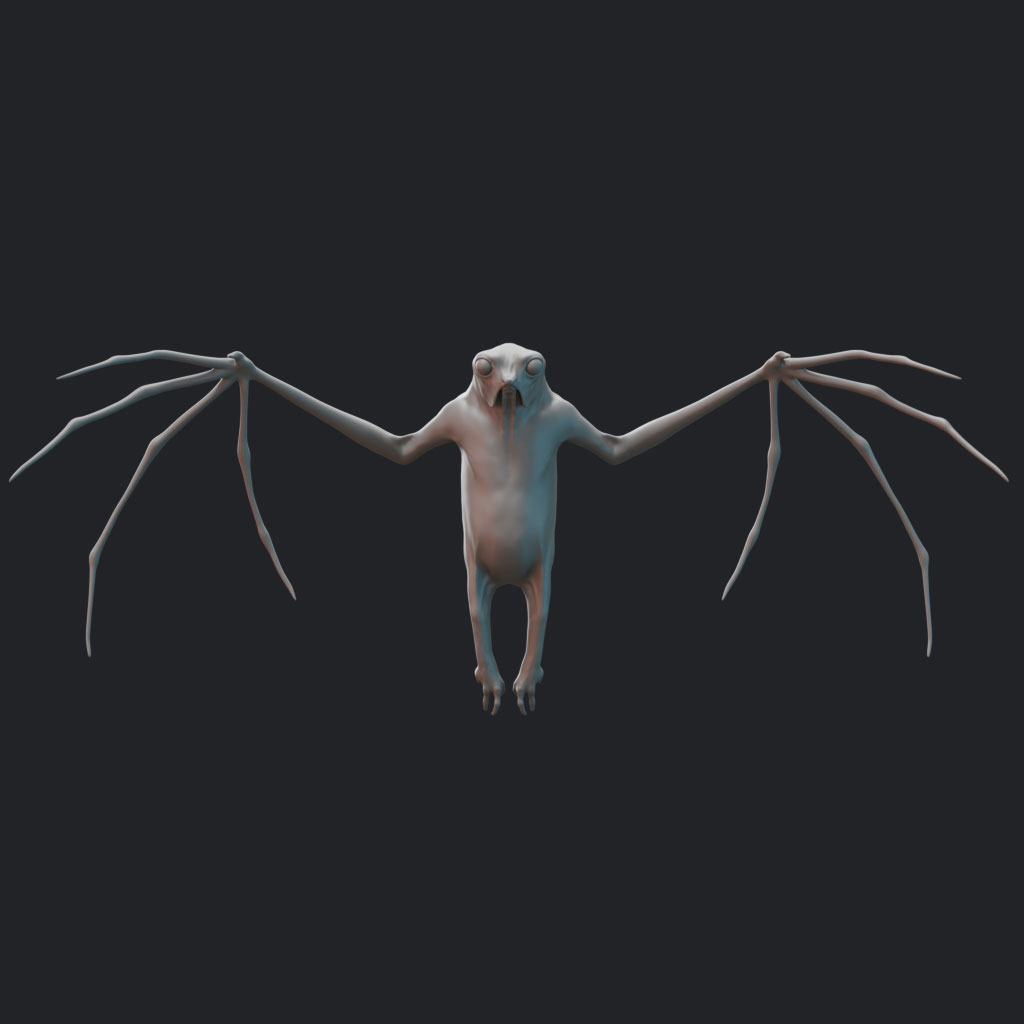 Bat Creature base mesh
