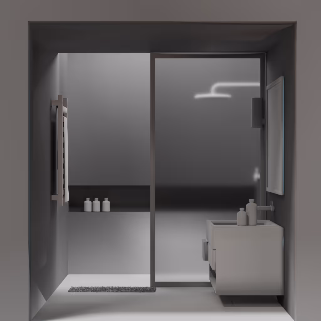Simple Bathroom Scene