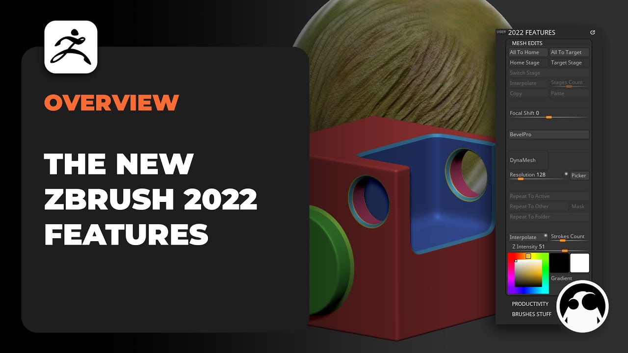 ZBrush 2022 features overview