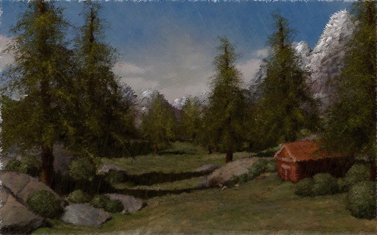 Oil Painting Sharp