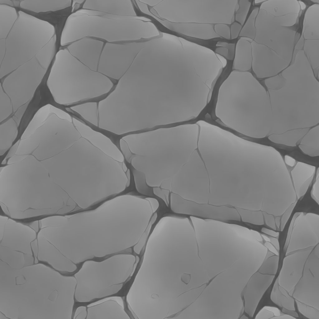 stylised rocks