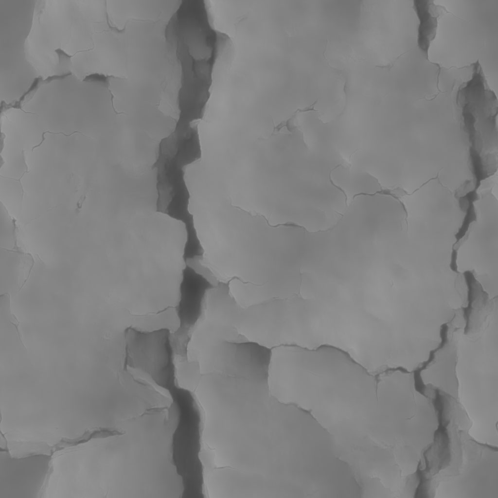 concrete cracked wall 001