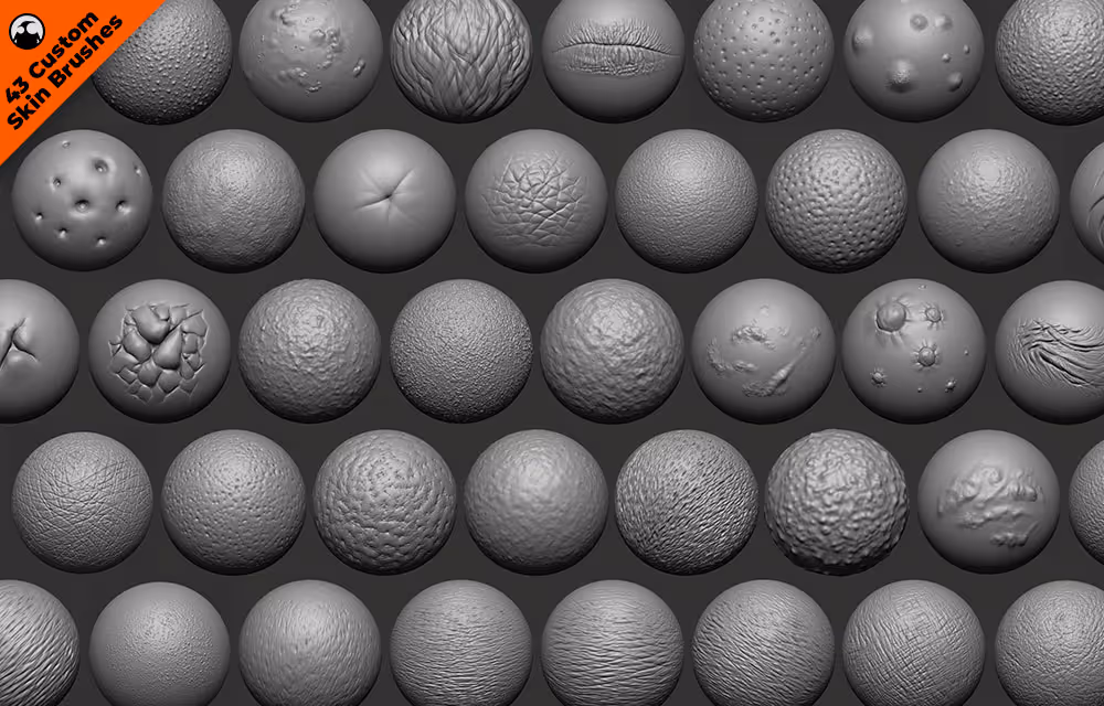 ZBrush SKIN Brushes Pack