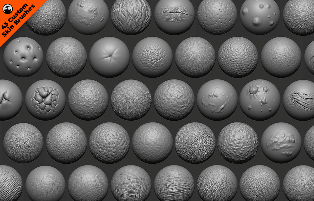ZBrush SKIN Brushes Pack