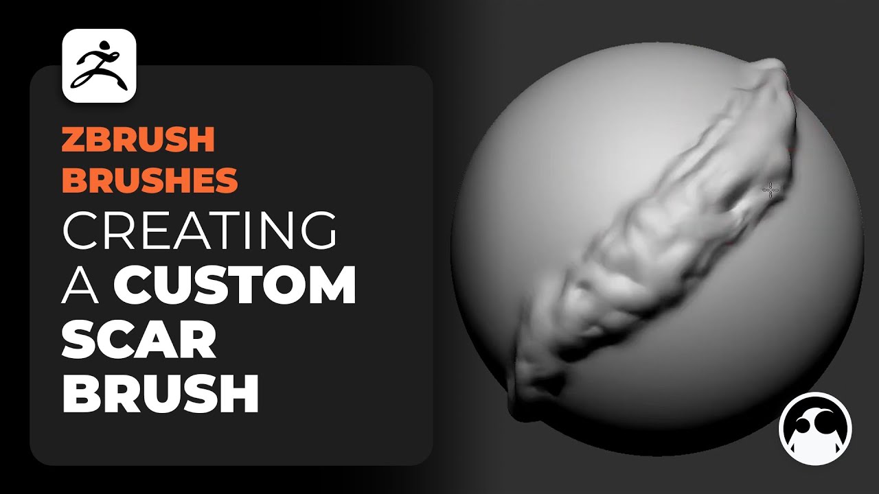 Let's Make a Custom SCAR BURSH in ZBrush