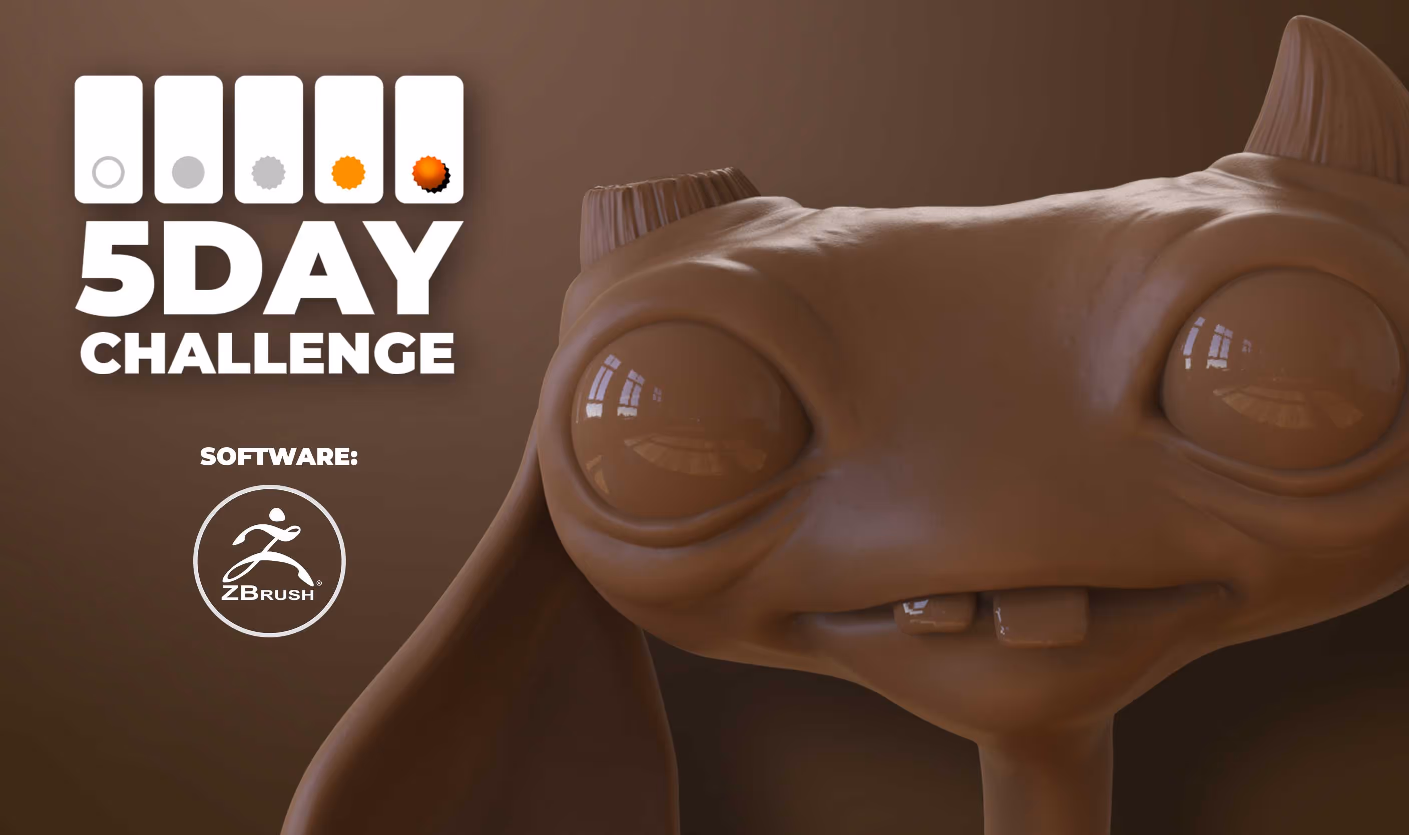The ZBrush 5-day sculpting challenge
