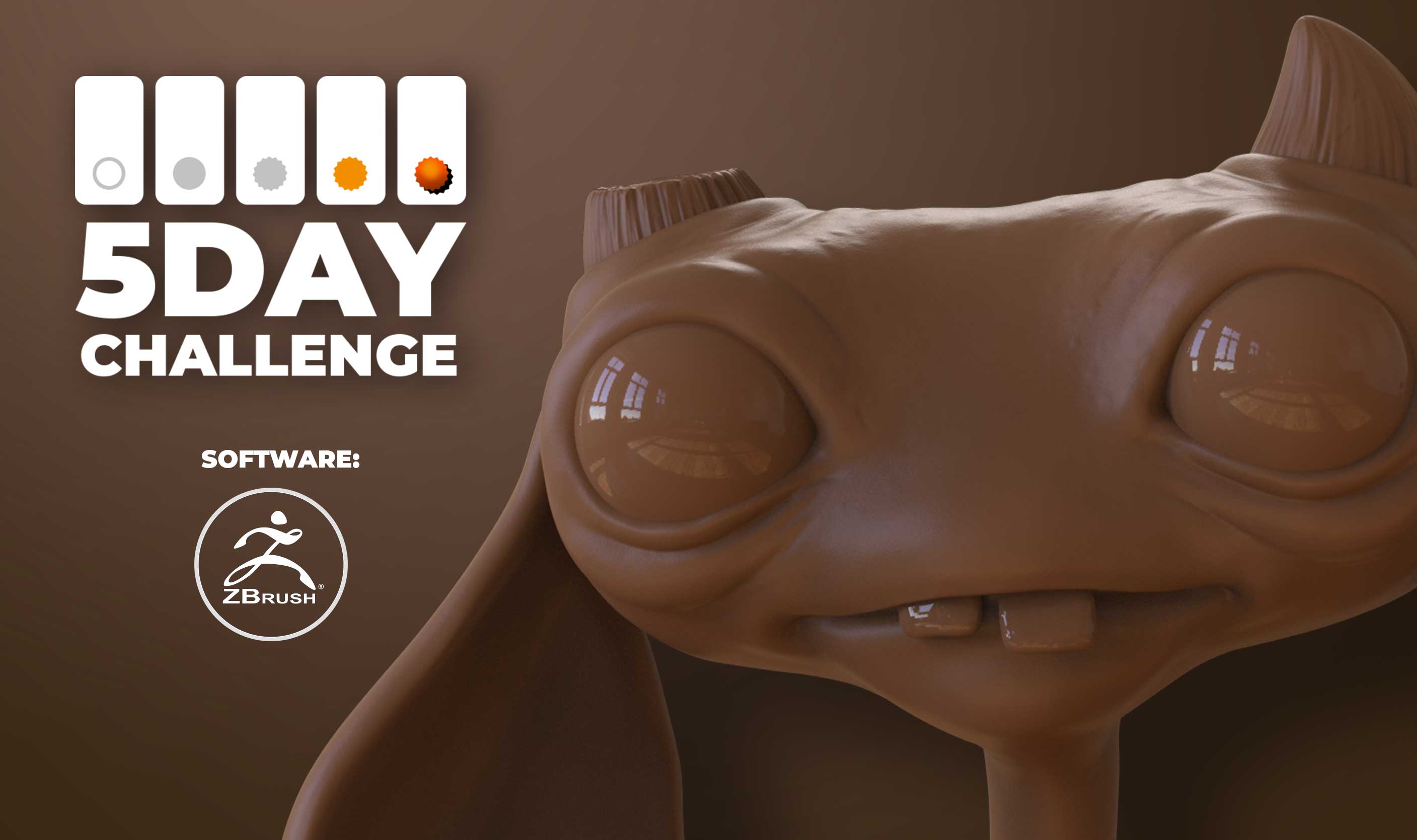 The ZBrush 5-day sculpting challenge