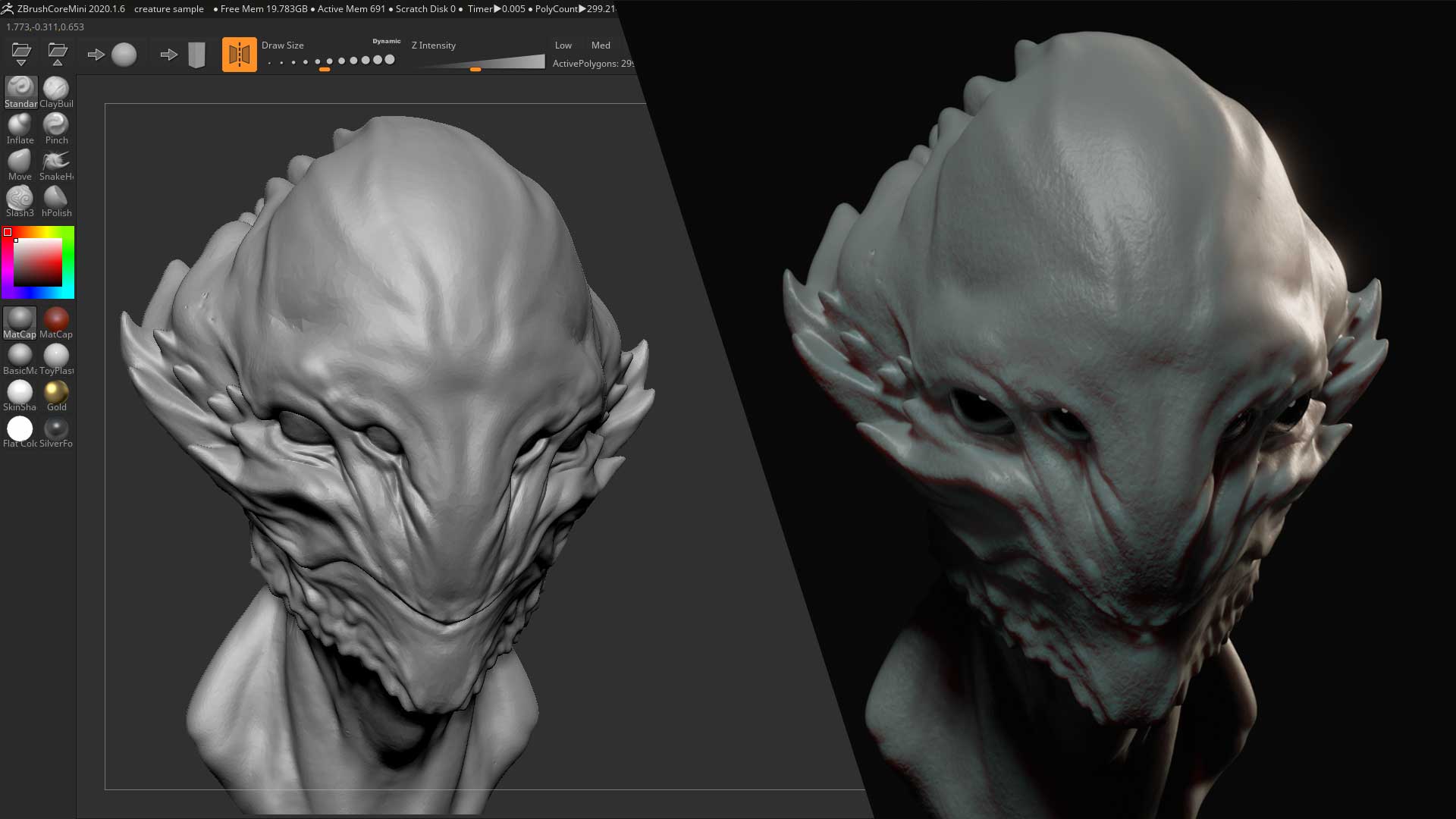 ZBrushCore Mini Creature Workshop