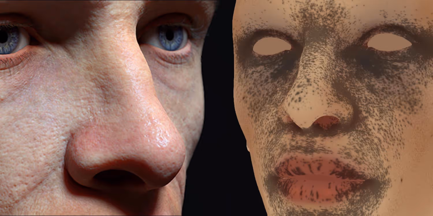 Hand Painted Skin Texture using ZBrush Polypaint