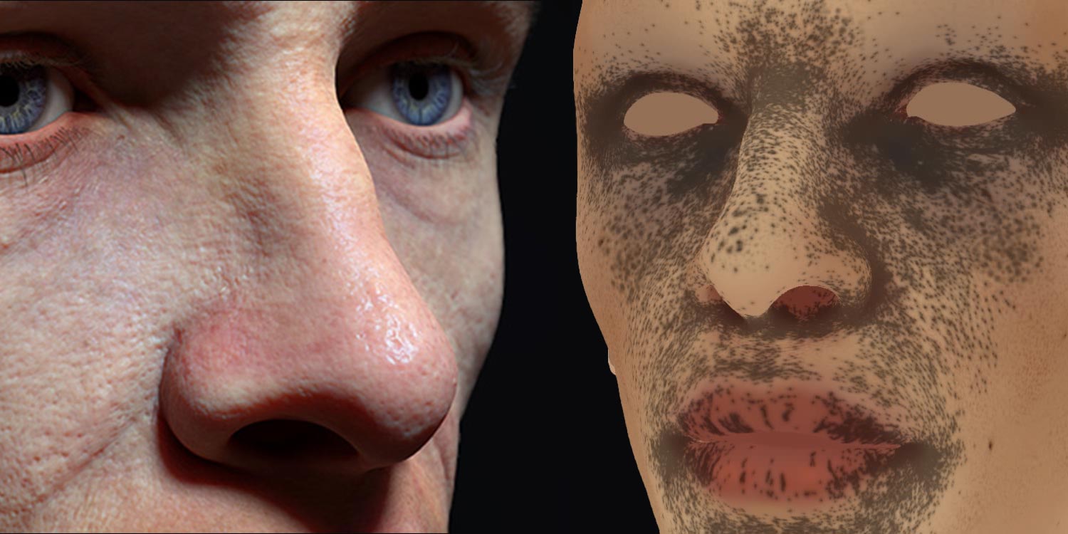 Hand Painted Skin Texture using ZBrush Polypaint