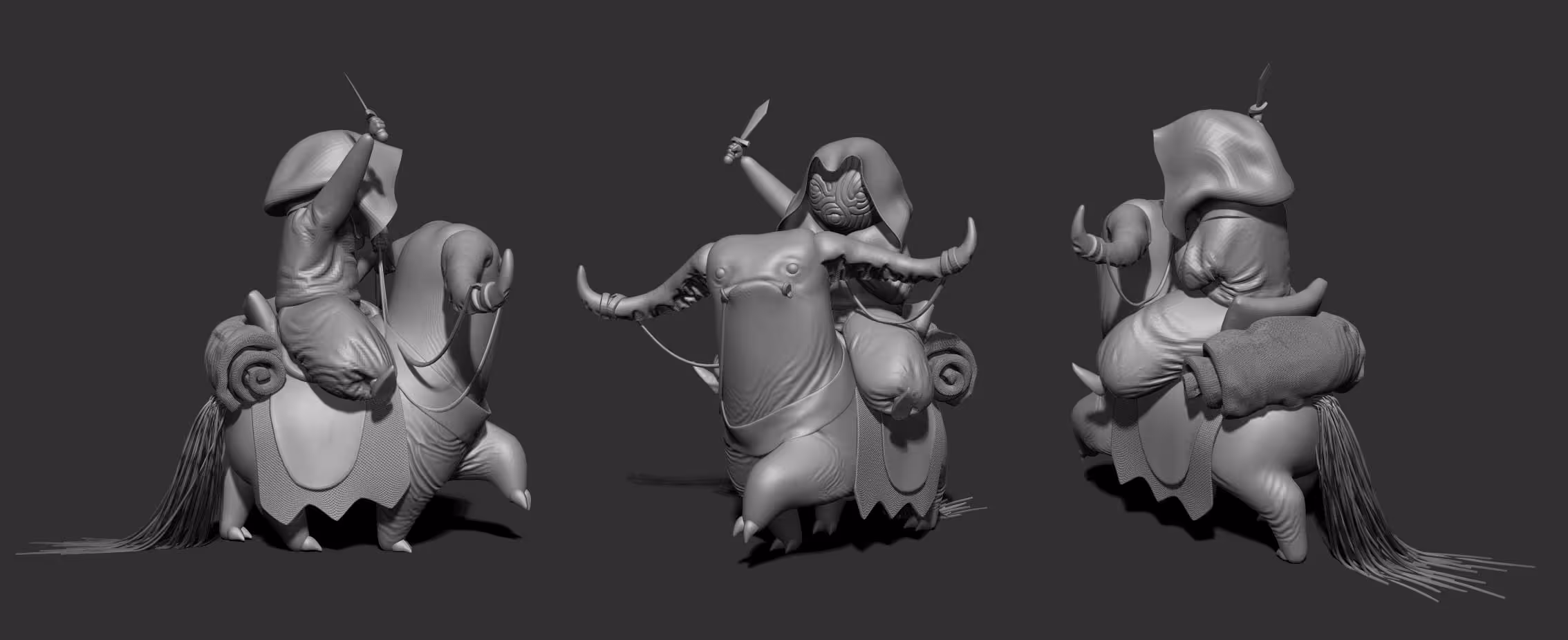 Knight character and Dynamic brushes