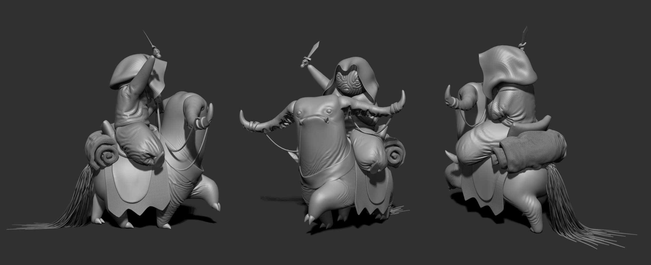 Knight character and Dynamic brushes