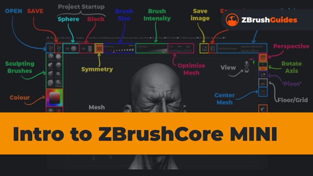 Intro to ZBrushCore MINI