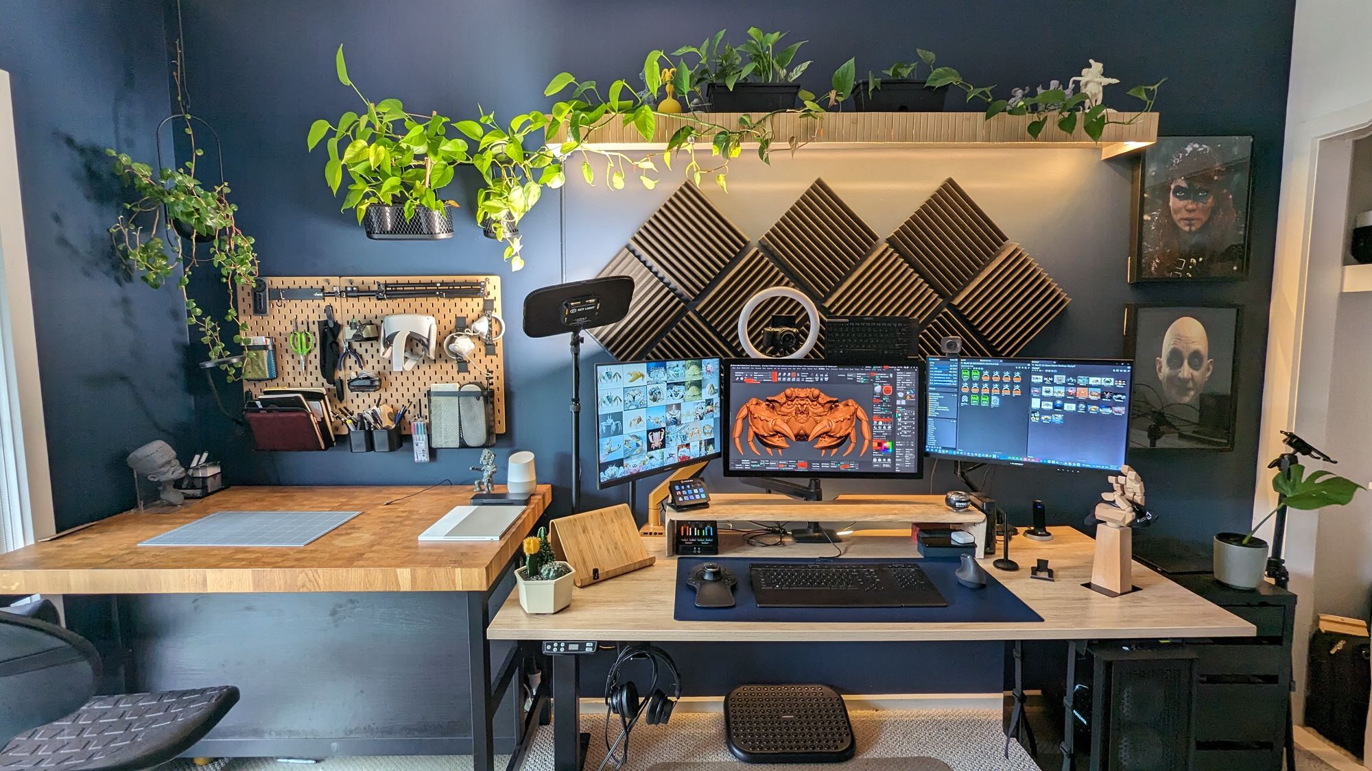 Transforming a spare Room into a cozy Studio Office for Digital Artists