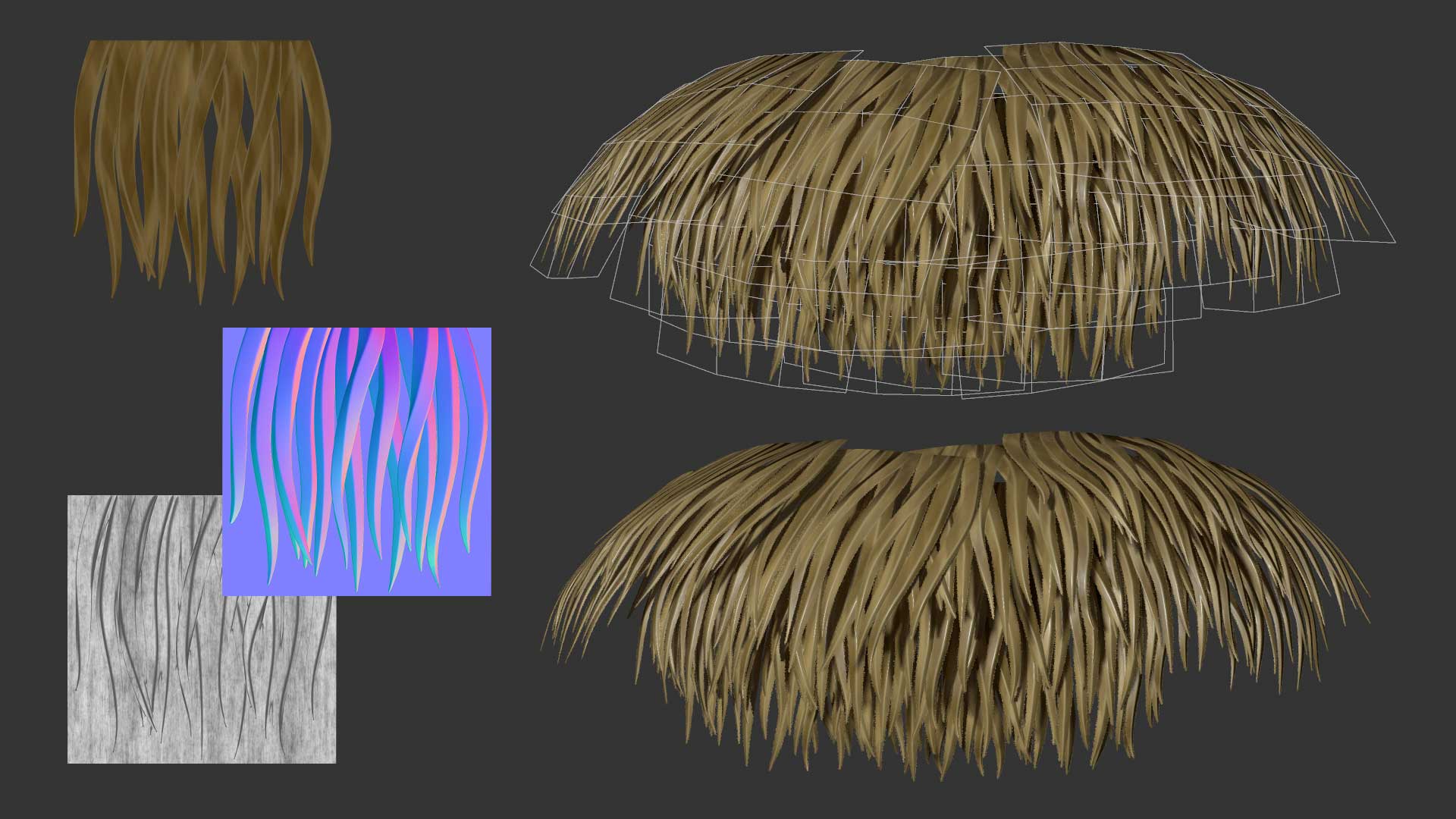 Creating HAIRCARDS with the ZBrush Compositor 