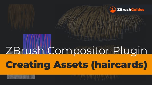 Creating HAIRCARDS with the ZBrush Compositor 