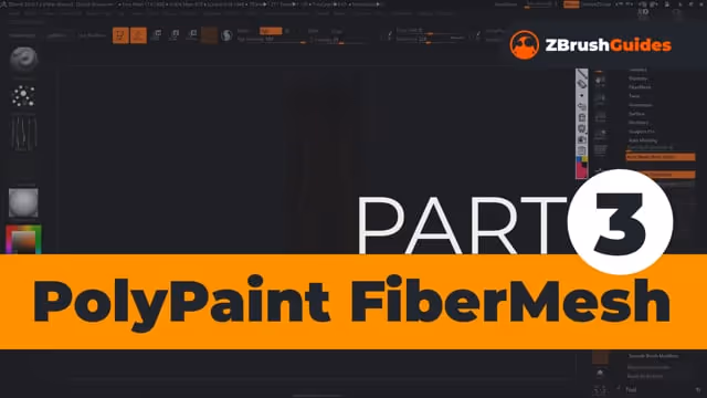 Low poly hair cards from FiberMesh