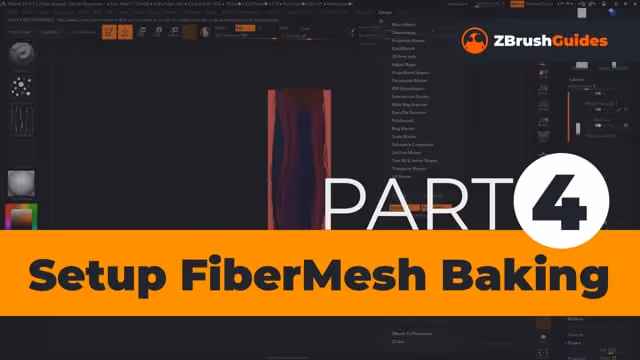 Low poly hair cards from FiberMesh