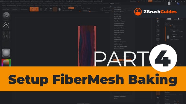 Low poly hair cards from FiberMesh