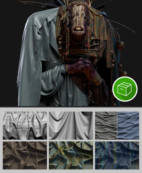 Cloth and Drapery Brushes Pack