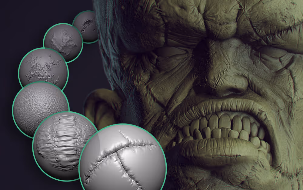 ZBrush Double Action Brushes Pack