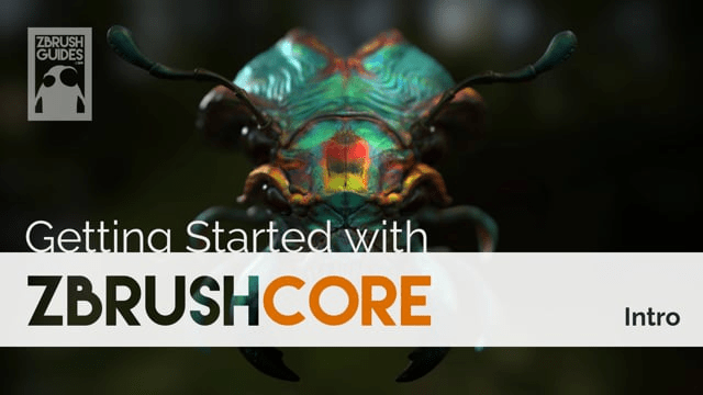 Getting Started With ZBrushCore