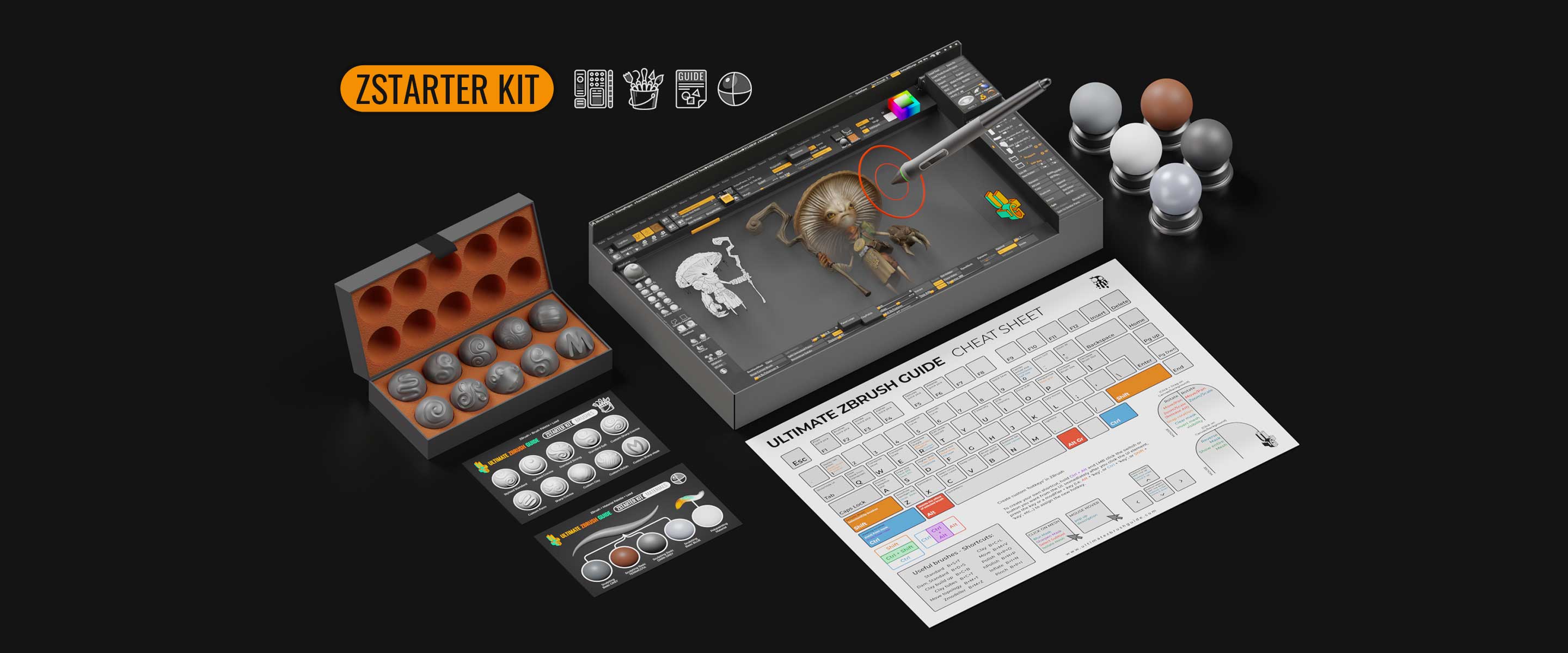 The UZG starter kit for ZBrush beginners