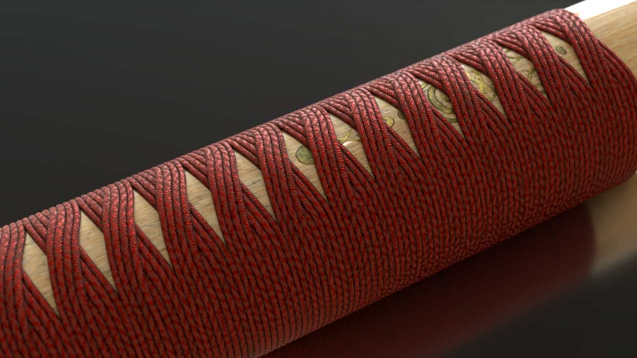 Making the hilt of a Japanese sword