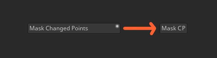 Shorter UI buttons for ZBrush