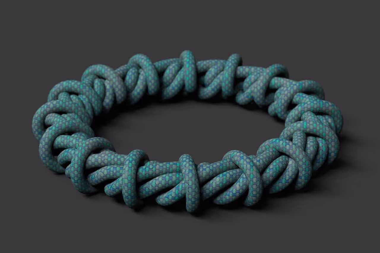 Knots and woven Patterns with ZBrush