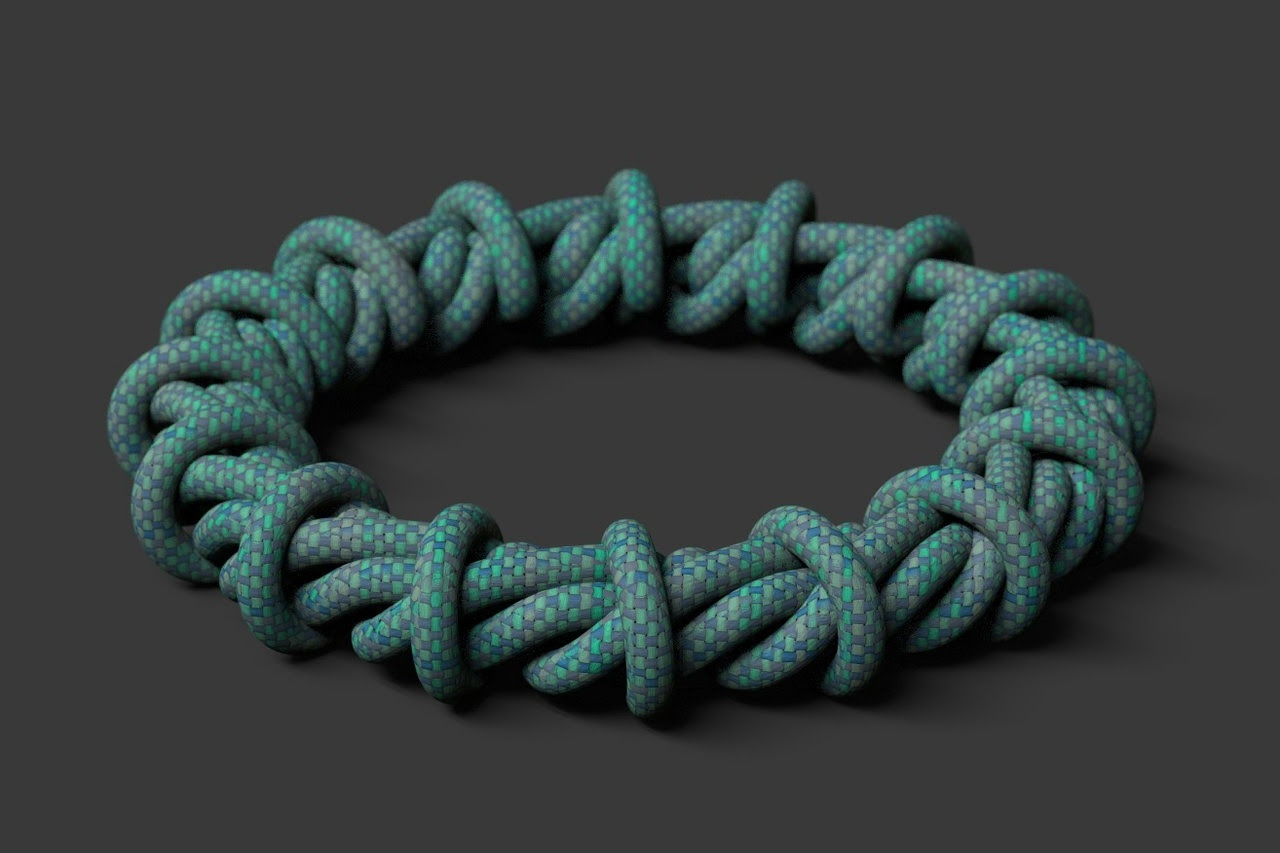 Knots and woven Patterns with ZBrush