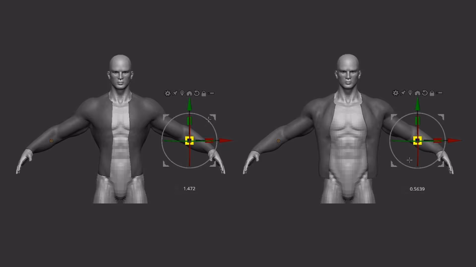 ZBrush clothes with 'soft selection'