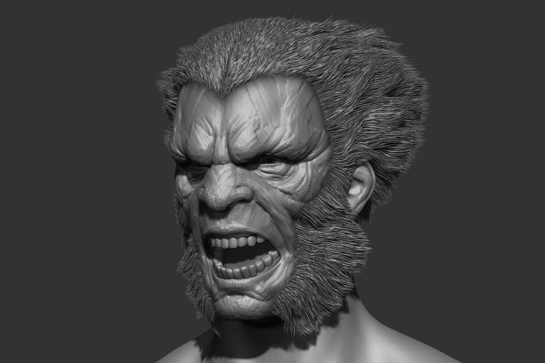 ZBrush AdjustLast with FiberMesh!