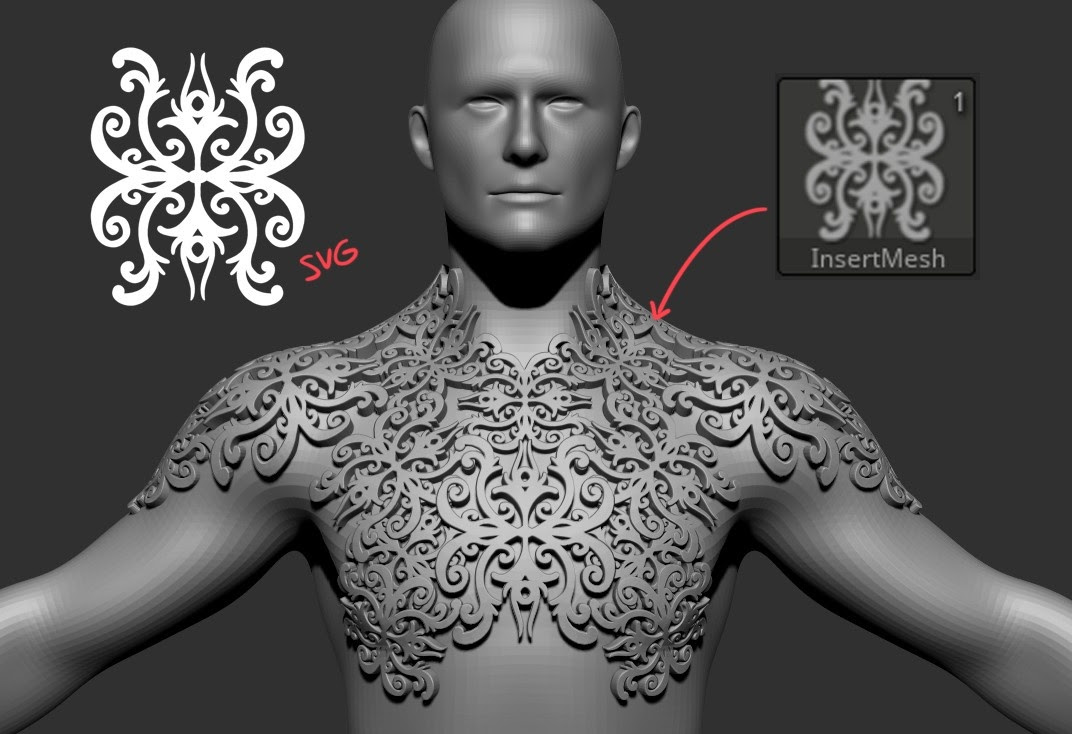 Creating meshes from SVG files and projection!